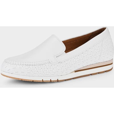Schoenen in vlechtlook - wit - Gr. 5 van Goldner Fashion
