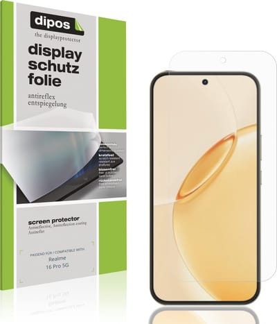 dipos – 4x Matte Beschermfolie geschikt voor Realme 16 Pro 5G | Krasbestendige & antireflecterende Screenprotector Ultra-Thin