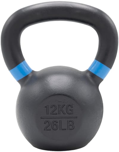 FysioSupplies - Kettlebell gietijzer 12 kg - Kettlebells