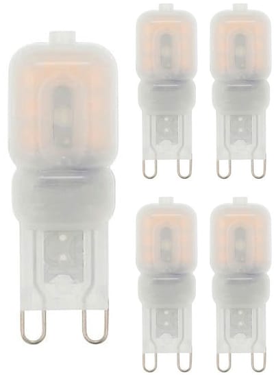 VITO LED Capsule Steeklamp G9 - 3W (vervangt 30W) - 294lm - 4000K - 220-240V - Dimbaar - Ø16mm - Energiezuinig - 5 stuks
