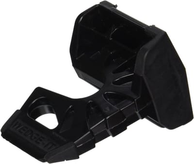 Deur Stopper Set - Deurhouder Deurvast - Deuren Open Houden - Lexan Kunststof Constructie - 12 Stuks - Zwart