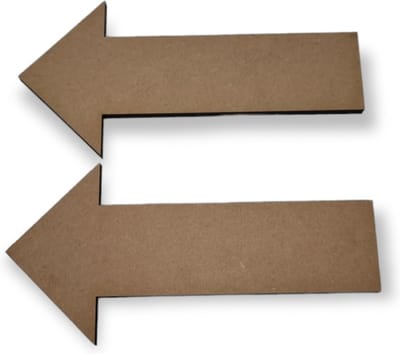 Promission trading - pijl - decoratief - knutsel - mdf - Bewegwijzering - 9mm