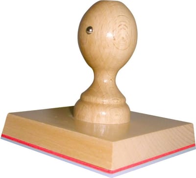 Handstempel 100x70 Mm - Stempels - Stempels volwassenen - Snelle Levering