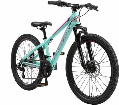 Bikestar MTB Sport 21speed 24inch mint/roze