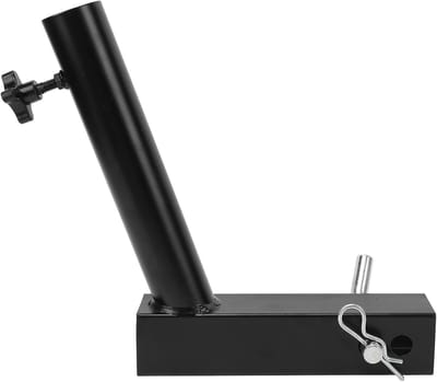 Flagpole houder voor trekhaak, robuuste vlaggenhouder voor vrachtwagens, campers en aanhangers, universele pasvorm voor 2 inch ontvangers