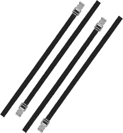 Proplus caravan/camper fietsen spanbanden/sjorbanden/bindriemen - 4x stuks - 150 cm - Auto/caravan/camper fiets accessoires