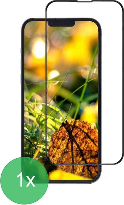 1x Screenprotector Geschikt Voor: iPhone 13 / 13 Pro Full Screenprotector 1x - screen protector - volledige glas - bescherming - beschermglas - ZT Accessoires