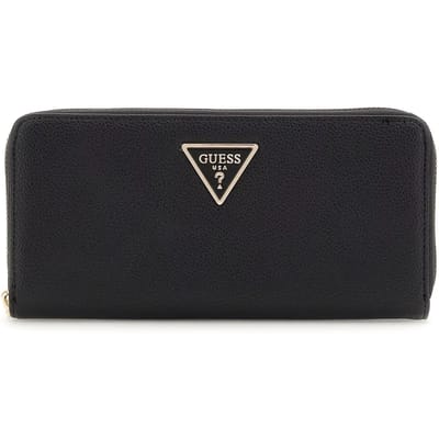 GUESS portemonnee Laurel II SLG Large Zip Around Wallet Dark Taupe