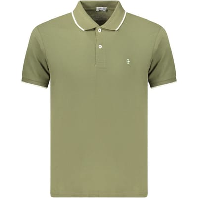 Coveri Beweegbare Groene Katoenen Heren Polo
