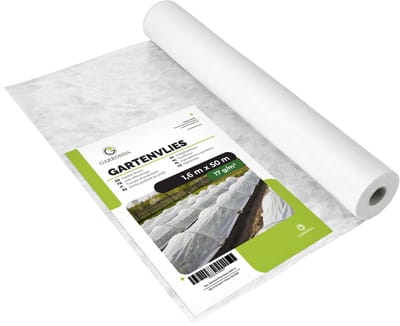 Garronda Tuinvlies 17 g/m² Wit 1,6 x 50 m – Ademend, UV-bestendig GD-SYN-Vlies17