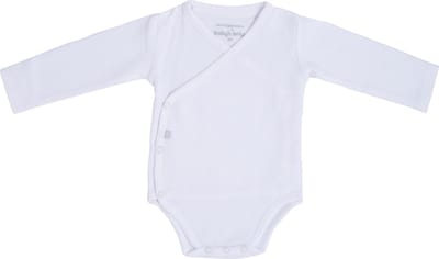 Baby's Only Rompertje lange mouw Pure - Wit - 56 - 100% ecologisch katoen - GOTS