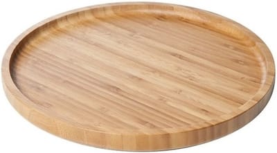 Cosy & Trendy Serveerplank voor hapjes - rond - D28 cm - hout - serveerblad - borrelplank
