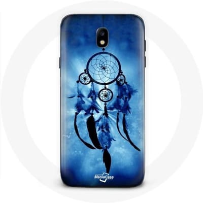 Samsung Galaxy J3 2017 hoesje blauwe dromenvanger blauw