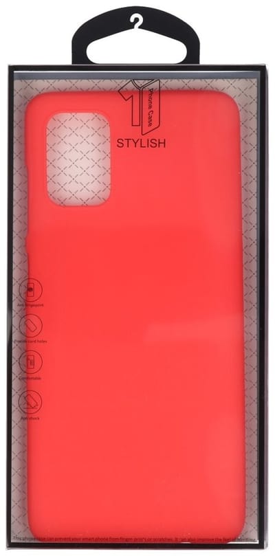 Hoesje Geschikt voor de Samsung Galaxy A71 - Backcover Color Telefoonhoesje - Rood