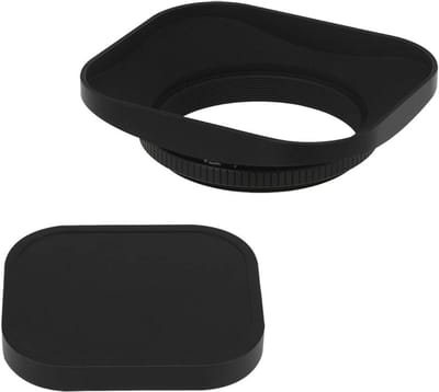 46mm Vierkante Metaal Screw-In Lenskap met Dop voor Leica Summilux-M en Voigtlander 35mm Lens Accessoires