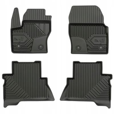 Frogum - No.77 - Automatten 3D - Geschikt voor FORD Escape Mk3 (2013-2019) - 4-delig - TPE Rubber - Zwart