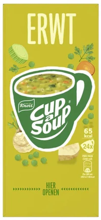 Knorr Cup-a-Soup Erwt 24 x 140 ml