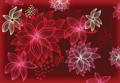 Fotobehang Flowers Forest Nature | XL - 208cm x 146cm | 130g/m2 Vlies