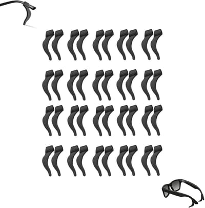 40 stuks - Brilhaakjes - Antislip brillenhoesjes - Zachte siliconen brilhaakjes - Antislip brillenhoesjes - Comfortabele siliconen oorkussentjes - Elastische siliconen pootjeshoesjes - Geschikt voor alle soorten brillen, zonnebrillen en leesbrillen