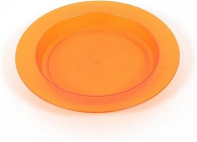 Bord met Schuine Bodem Oranje