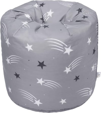 Kinderzitzak - Peuter zitkussen - Spelen en ontspannen - Ergonomisch ontwerp - 50x50x50 cm - Schietende sterren