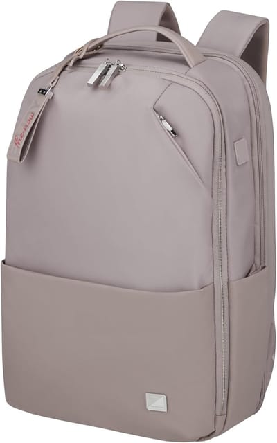 Stijlvolle en duurzame laptoptas met kledingvak voor 15,6 inchaptops