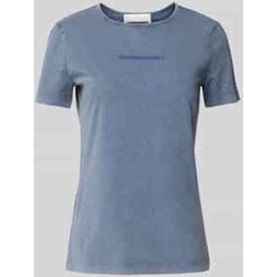 T-shirt met labelprint, model 'EBAANORA'