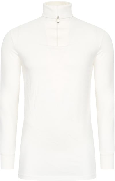 Cappuccino Italia - Heren Trui Ski Pully - Wit - Maat L