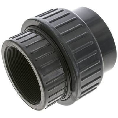 PVC Lijmmof Binnendraad Rp 3'' FKM