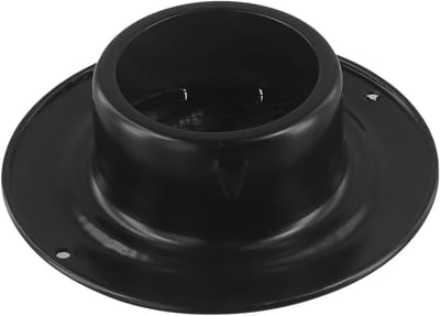 Ventilatierooster Buitenmuur - Rond Afzuigkap Rooster - Luchtcirculatie Verbeteren - Fijn Gaas Bescherming - 70 mm Diameter - Zwart