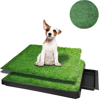 Hondentoilet Kunstgras - Geurafstotend - Honden Wc Outdoor & Indoor -Groen