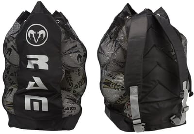 Ademende Rugby Ballenzak - Backpack - Tot 15 Ballen