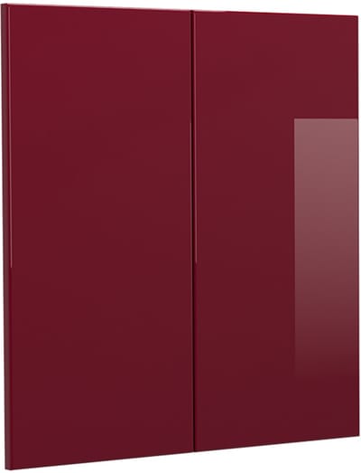 Vicco R-Line Keukenfront – 59.2 x 59 cm meubelfront voor de hangkast Rode hoogglans