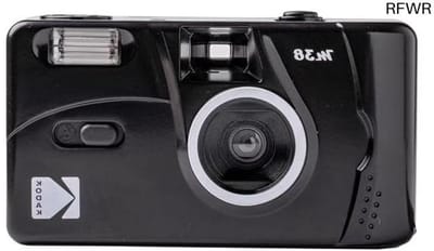 RFWR® Herbruikbare 35mm camera met flitser en hoogwaardige lens voor scherpe foto's