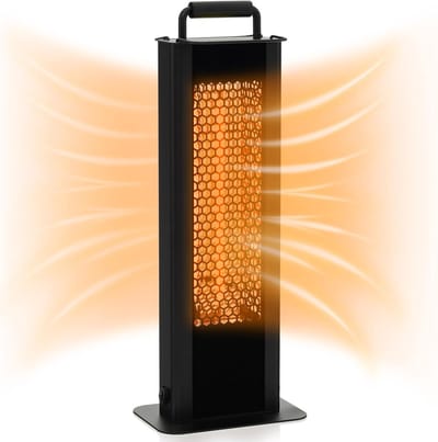 Dubbelzijdige Staande Warmtestraler - 1200W Waterdichte Elektrische Verwarming voor Buiten