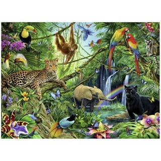 Ravensburger puzzel Dieren in de jungle - Legpuzzel - 200 stukjes