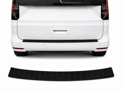 Achterbumper Beschermer geschikt voor Volkswagen Caddy Cargo & Life 2021-2026 | Mat Zwart ABS