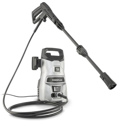 Powerplus Elektrische hogedrukreiniger POWXG90401 - 1400W Terrasreiniger-110 bar-390l/h-3m slang en accessoires