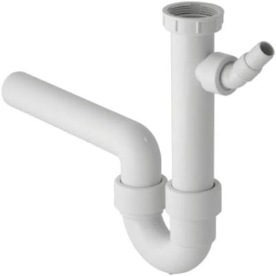 Tafelafvoer G1 1/2 x 40 mm Wit - Geschikt voor Wastafels