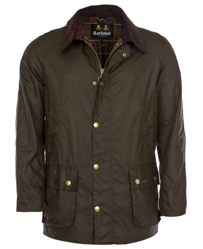 Barbour Ashby Wax Jas Olive - Maat M - Heren - Wax jassen