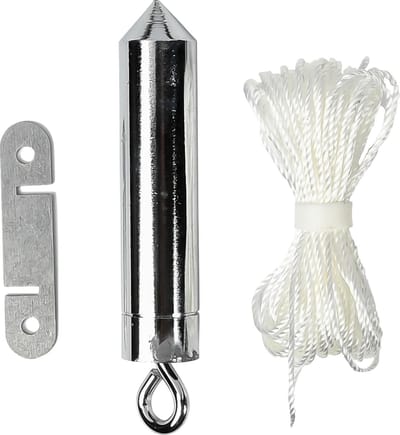 Benson Schietlood - 80 gram - 5 meter touw - Nauwkeurige verticale metingen - Duurzaam ontwerp