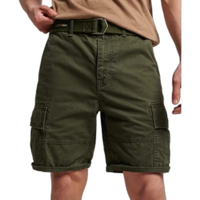 Superdry - Cargoshort van zwaar biologisch katoen - Heren - Korte broeken