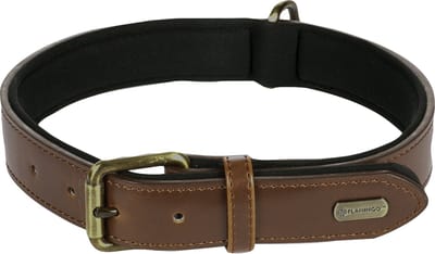 Flamingo Lyabo Met Neopreen - Halsband Honden - Halsband Lyabo Bruin Xl 47-57cm 30mm - 1st - 123624 - 1st
