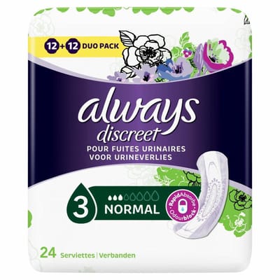 Always Discreet Maandverband Normal 24 stuks