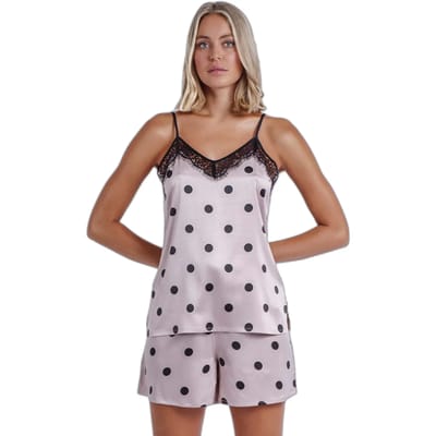 Elegante stippenpyjama met schouderbandjes voor dames Admas Classic