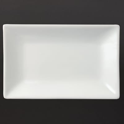 Olympia Whiteware rechthoekige serveerschalen 20 x 13 cm | 6 Stuks