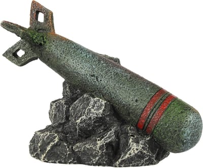 Aqua Della - Aquariumdecoratie - Vissen - Leger Torpedo 12,9x7x10cm - 1st