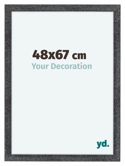 Your Decoration - Fotolijst 48x67 cm - MDF - Grijs Geveegd - Como