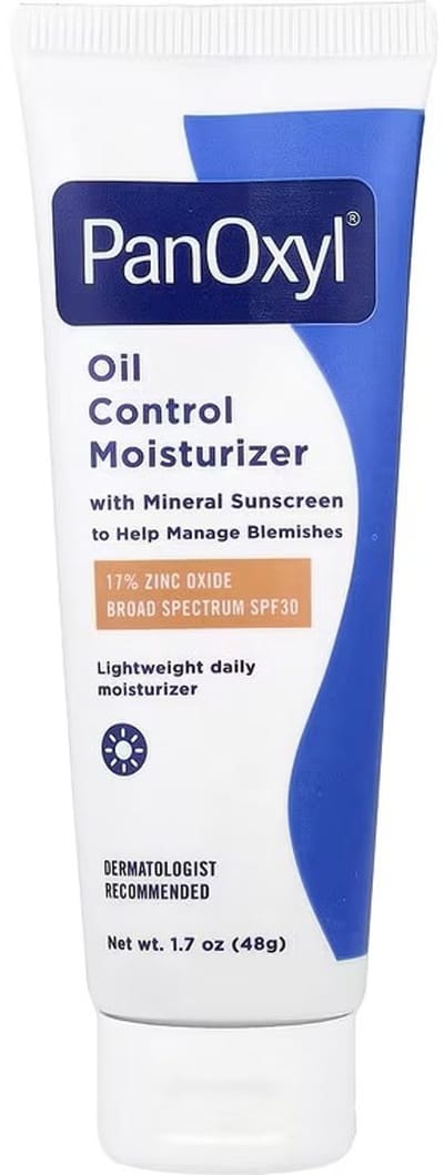 PanOxyl, Oil Control Moisturizer, with SPF30, 48g - Gezichtscreme om Acne en Puistjes te Behandelen