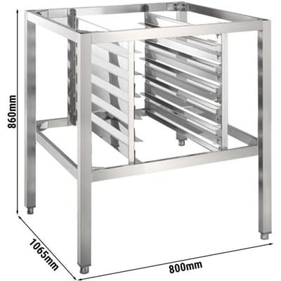 GGM Gastro Untergestell - für Kombidämpfer EHLDB1048, EHLDB548, EHLB164 & EHLB564W Zilver